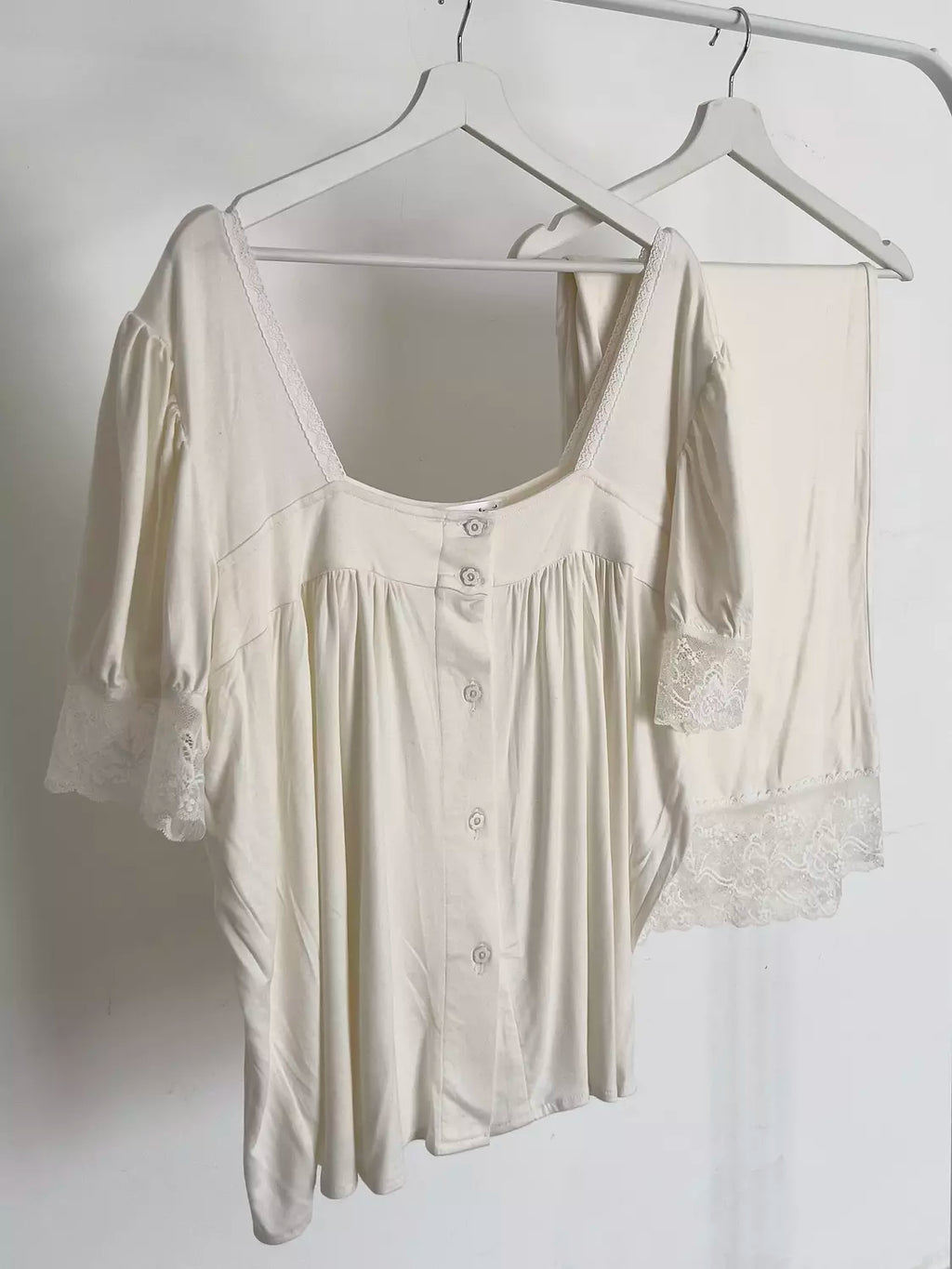White Lace Pyjamas